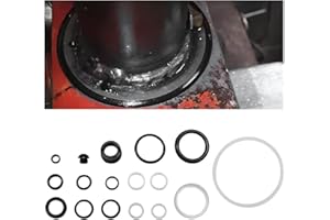 JNXIJ 17 PCS Floor Jack Seal Kit, Horizontal 3 Ton Hydraulic Jack Oil Seal O-Rings Complete Repair Tool Set, Universal Jacks 