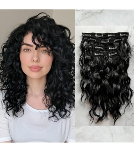 Amazon.com : Yibang Curly Hair Extensions For Black Women  display picture 1