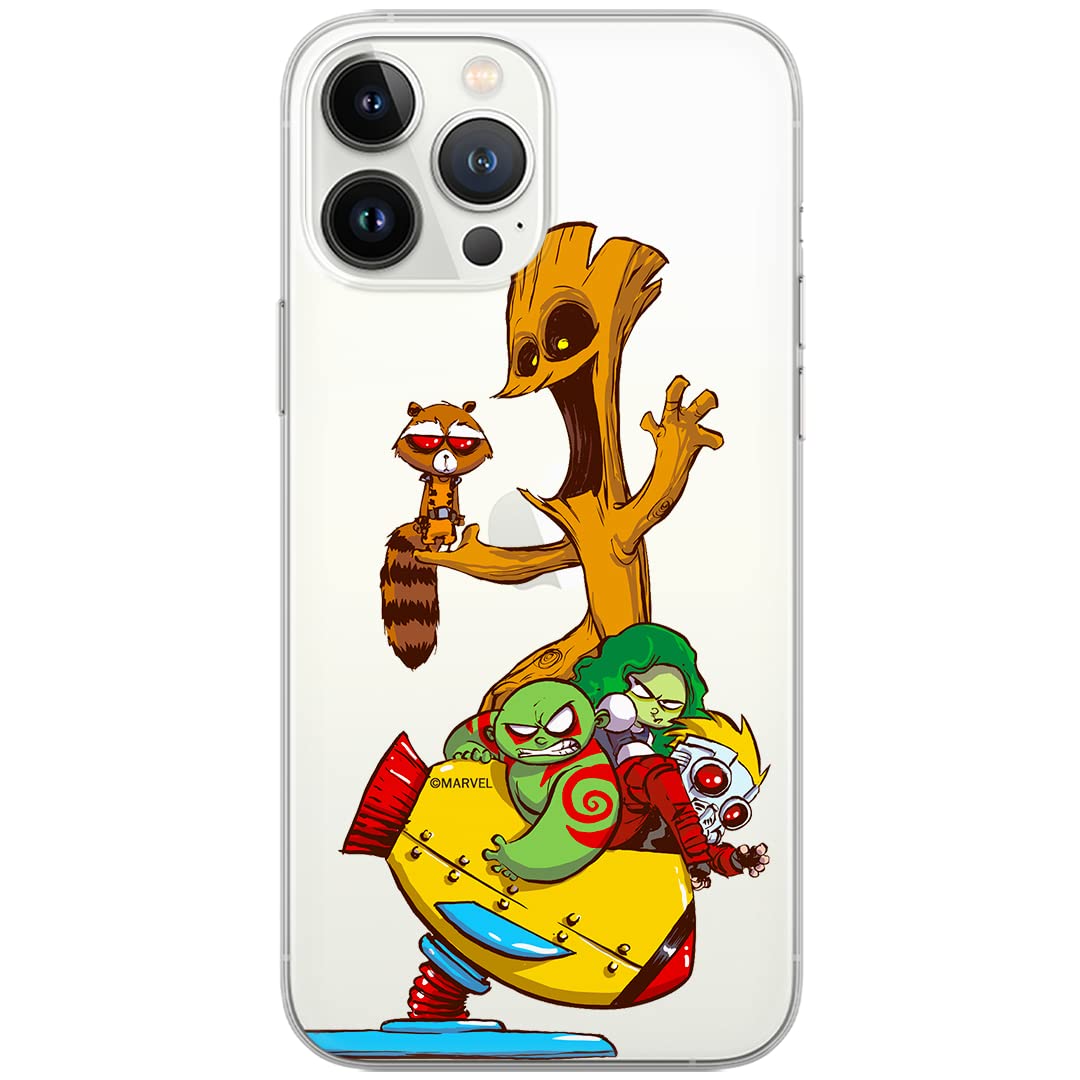ERT GROUP mobile phone case for iPhone 13 PRO original and officially licensed Marvel pattern Guardians of the Galaxy 020 optimally adapted to the shape of the mobile phone, partially transparent
