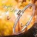 Qianse Elegant Rose Gold Plated Bangle Bracelets with Austrian Crystals