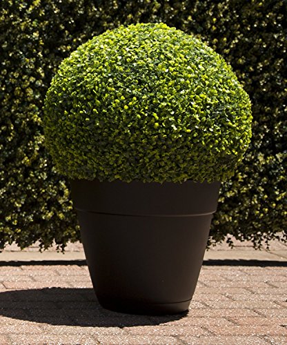 e-Joy 19" inch Artificial Boxwood Topiary Ball,Decorative Artificial Milan Boxwood Ball, Suitable for Both Outdoor or Indoor, garden, Home DÃ©cor, Weddings and other Special Events(1 piece)