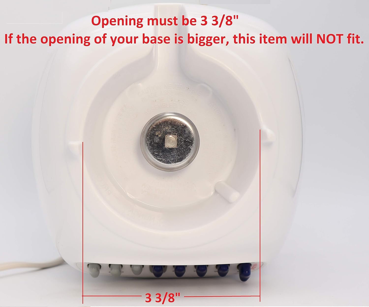 6 Cup Blender Glass Jar with Blade, Blender Replacement Parts for Aspas Para Licuadora Oster Osterizer Classic Series (NOT fit Pro, Master or Versa models)