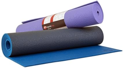 Yoga Direct Libelle Pure Yoga Matte Unisex Blau Grau Amazon De Sport Freizeit