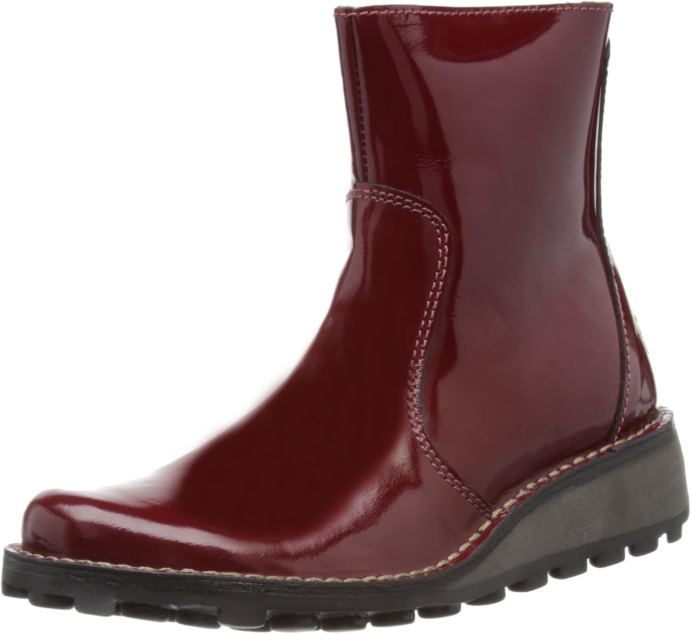 Fly London Womens MASI Burgundy Chelsea Boots P210794007 3 UK, 36 EU