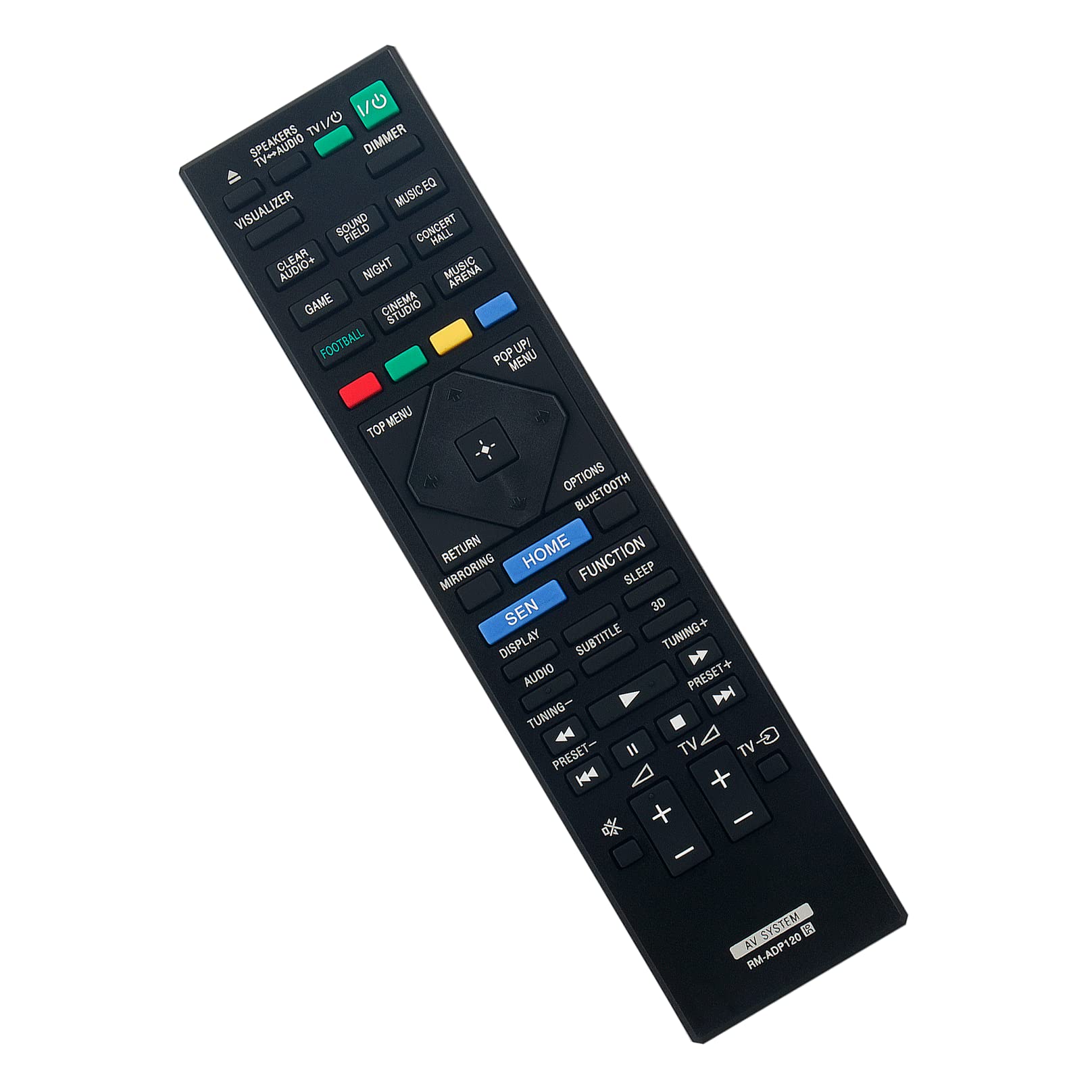 RM-ADP120 Replaced Remote Control - VINABTY Compatible with Sony Blu-ray Disc DVD Receiver RM-ADP120 remote control RMADP120 HBD-N9100WL BDV-N9150W SS-CTB127 HBD-N9200W HBD-N7200W HBD-N5200W