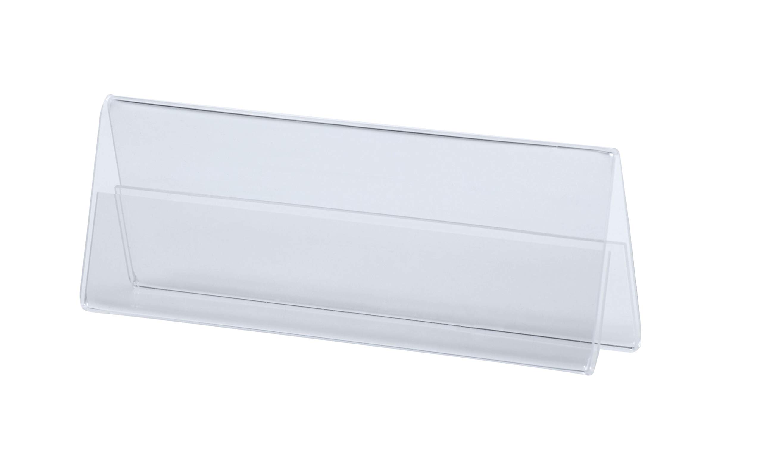 Magnetoplan Nameplates A5 Acrylic, Crystal Clear