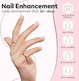 Modelones Builder Nail Gel Nude Glitter Pink 8-in-1 15ML view 6