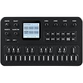 M-VAVE Wireless Portable FM Synthesizer with Built-in Speaker and Battery, 6 Operators, 32 Algorithms, 128 Preset Sounds, TFT Display Screen, 6 Built-in Effects, Arpeggiator, 16-Step Sequencer (Black)