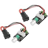 DC Motor Speed Controller PWM 1203BB 6V 12V 24V 3A 80W | 2 Pcs speed adjustable reversible pulse forward and reverse control switch button