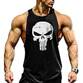 YeeHoo Lift Men's Bodybuilding Gym Tank Tops Workout Stringer Sleeveless Shirts Vest Cotton