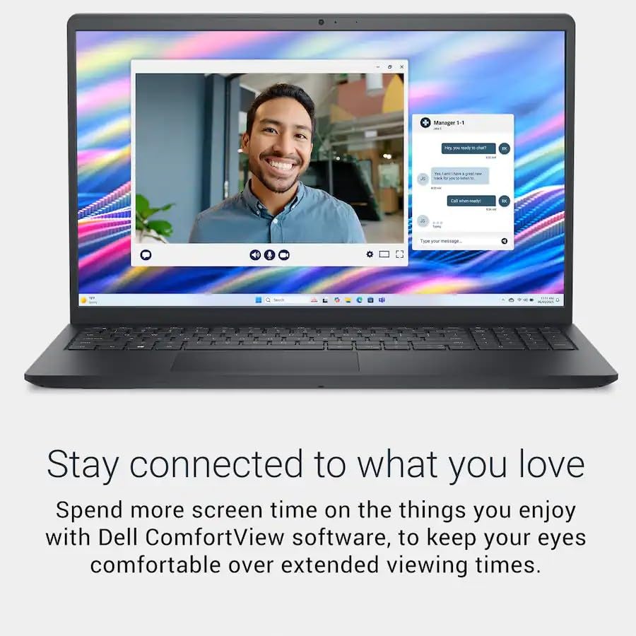 Laptop empresarial Dell con pantalla táctil 2K de 15,6", 32 GB de RAM, 1 TB SSD Intel 10-Core i5-1334U (Beat i7-1250U), computadora portátil para estudiantes universitarios con teclado numérico Wi-Fi 6, batería de larga duración Win 11 Pro, con accesorio