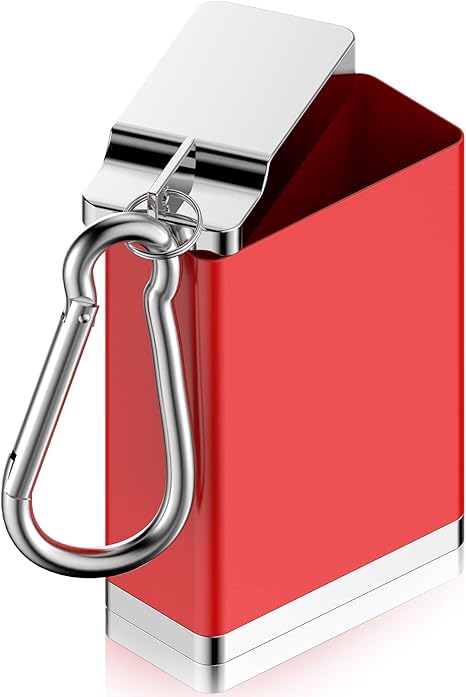 Amazon Co Jp Gormlho 携帯灰皿 灰皿 アッシュトレイ ポータブル はいざら ふた付き 車用灰皿 レッド シューズ バッグ