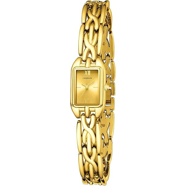 Petite Vintage Women\'s Watch Japanese Movement Water Resistant Adjustable Diaofendi Petite Vintage Oval Gold Women main image 4