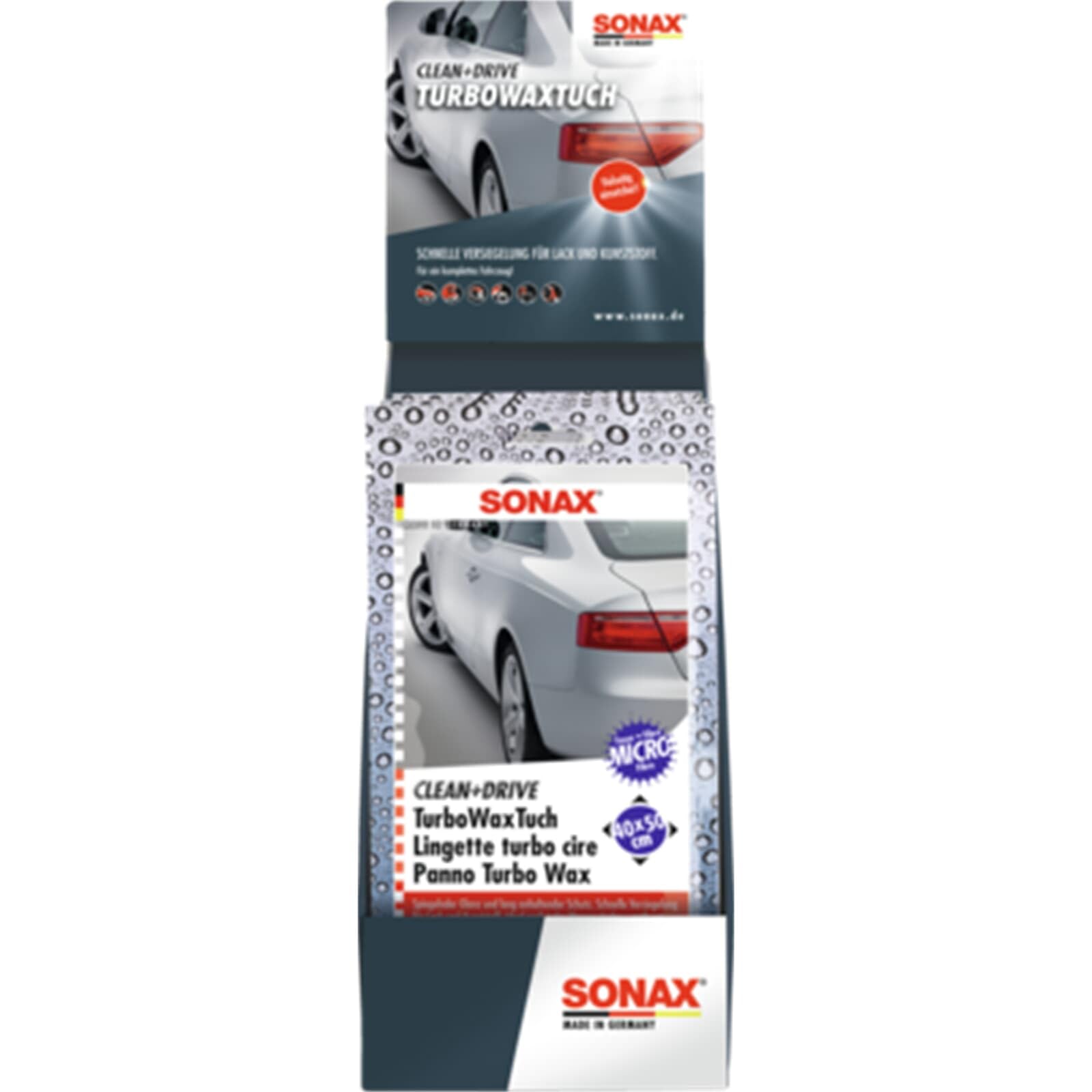 Sonax Clean&Drive 04140000 Turbo Wax Cloth