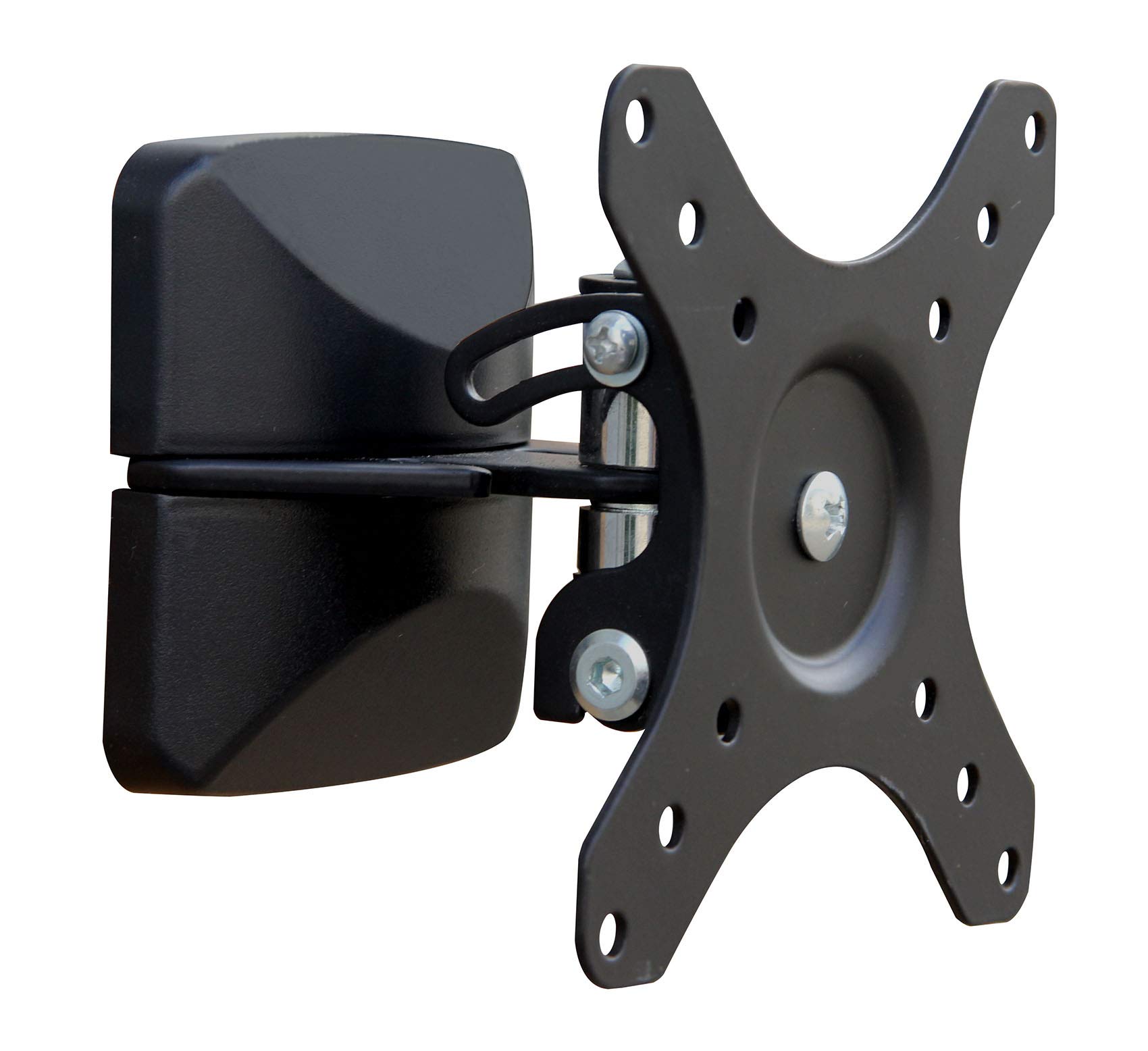 ELBE SP-1332-I - Universal tilting wall mount for 13"-32" TV (capacity 10 kg, VESA: 50x50, 75x75, 100x100, vertical tilt angle: 10°, swivel angle 90º) black