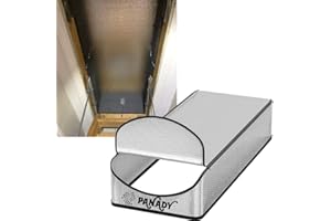 PANADY Attic Stairs Insulation Cover - 25 In x 54 In x 11 In - Class A Fireproof Attic Door Insulation Cover - Attic Access Insulation Cover - Attic Stairway Insulator - Attic Ladder Insulation Cover