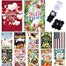 Season Garden Flags - Set of 12 Garden Flags - Double Sided Outdoor Holidays Yard Flags - Made of Polyester with Anti-Wind Clip & Rubber Stopper Included - Holidays Flags for 12 Months - 12"x18" Size
