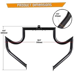 Kinglemc Crash Bar Engine Guard Highway Bar for