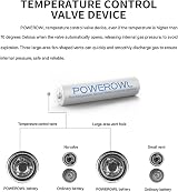 POWEROWL 8 Pcs 1000mAh AAA Rechargeable Batteries and 8 Bay Charger view 3