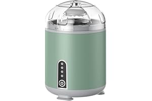 Electric Egg Spinner 2 Speed Golden Egg Maker Quiet Rechargeable Eggs Scrambler for Perfect Hard Boiled Eggs (Green)