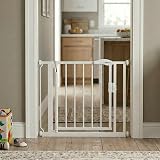 Safetots Pressure Fit Self Closing Stair Gate 68.5-75cm White view 2
