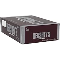 HERSHEY'S Milk Chocolate, Individually Wrapped Candy Bars, 1.55 oz (36 Count)