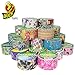 25 Rolls Bulk Lot Colored Assorted Random Duck Duct Tape Pack Print Patterns 250yds Crafting Hobby For Kids