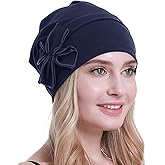 osvyo Cotton Chemo Turbans Headwear Beanie Hat Cap for Women Cancer Patient Hairloss