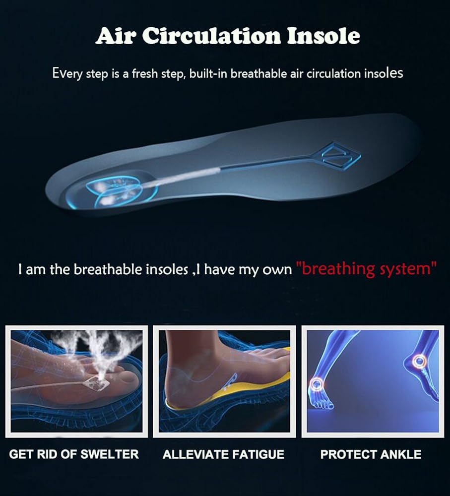 TFO Mens Breathable Walking Hiking Shoes Outdoor Running Backpacking Athletic Trekking Sneakers