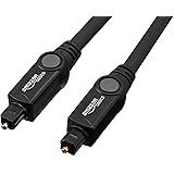 Amazon Basics Digital Optical Audio Toslink Cable for Sound Bar, TV - 9.8 Feet (3 Meters)