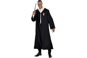 Amscan Adult Harry Potter Black Costume Robe | Wizard or Witch Cloak for Halloween or Themed Parties