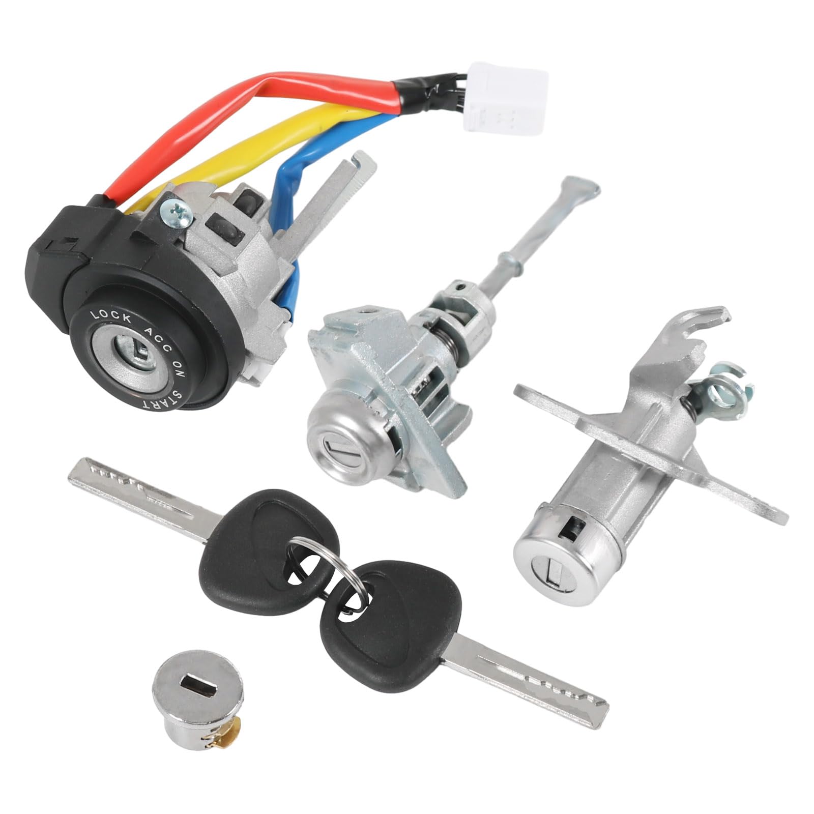 Photo 1 of DICMIC Full Lock Cylinder Set Key Ignition Start Barrel Compatible with Hyundai Sonata 2015-2019 Sonata Hybrid 2016-2019 Replace# 81970-C1A00
