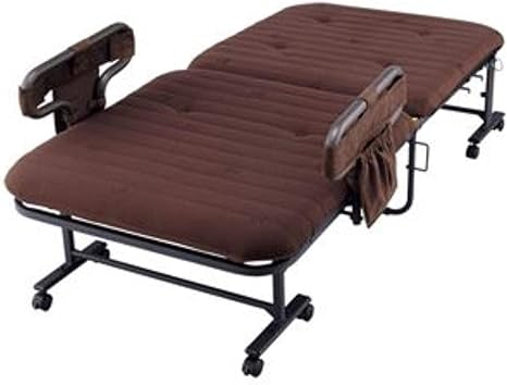 Amazon 弁天インテリア 手すり付き折りたたみベッド ウレタンフォーム使用 幅102cm シングルサイズ フレーム マットレスセット オンライン通販