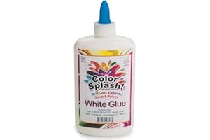 S&S WORLDWIDE Color Splash! White Glue, 8 oz.