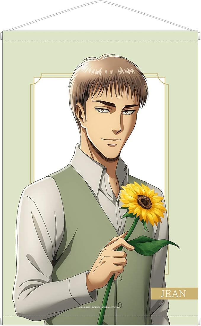 進撃の巨人 描き下ろしイラスト ジャン タペストリー 515 728mm アニメ 萌えグッズ 通販 Amazon