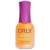 Orly Bonder | Nail Polish Base Coat | Rubberized Basecoat for Long-Lasting Manicures &amp; Pedicures | Non-Toxic | 0.6 fl oz