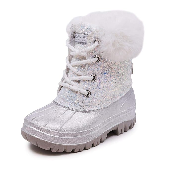 LONDON FOG Girls Tadley Cold Weather Warm Lined Snow Boot Toddler and