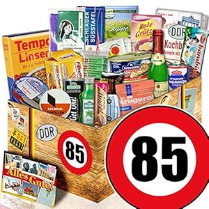 Spezialtiäten Geschenkset / DDR Box / Zahl 85 / Geschenk Korb Oma