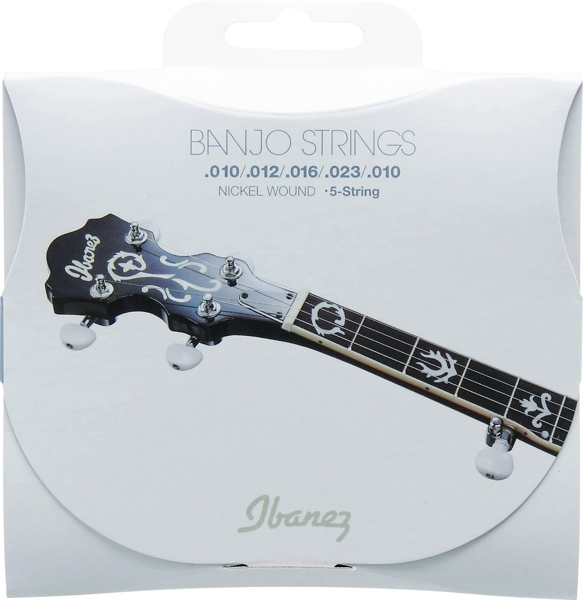 Ibanez IBJS5 5-String Banjo Strings Nickel Roundwound, 010)