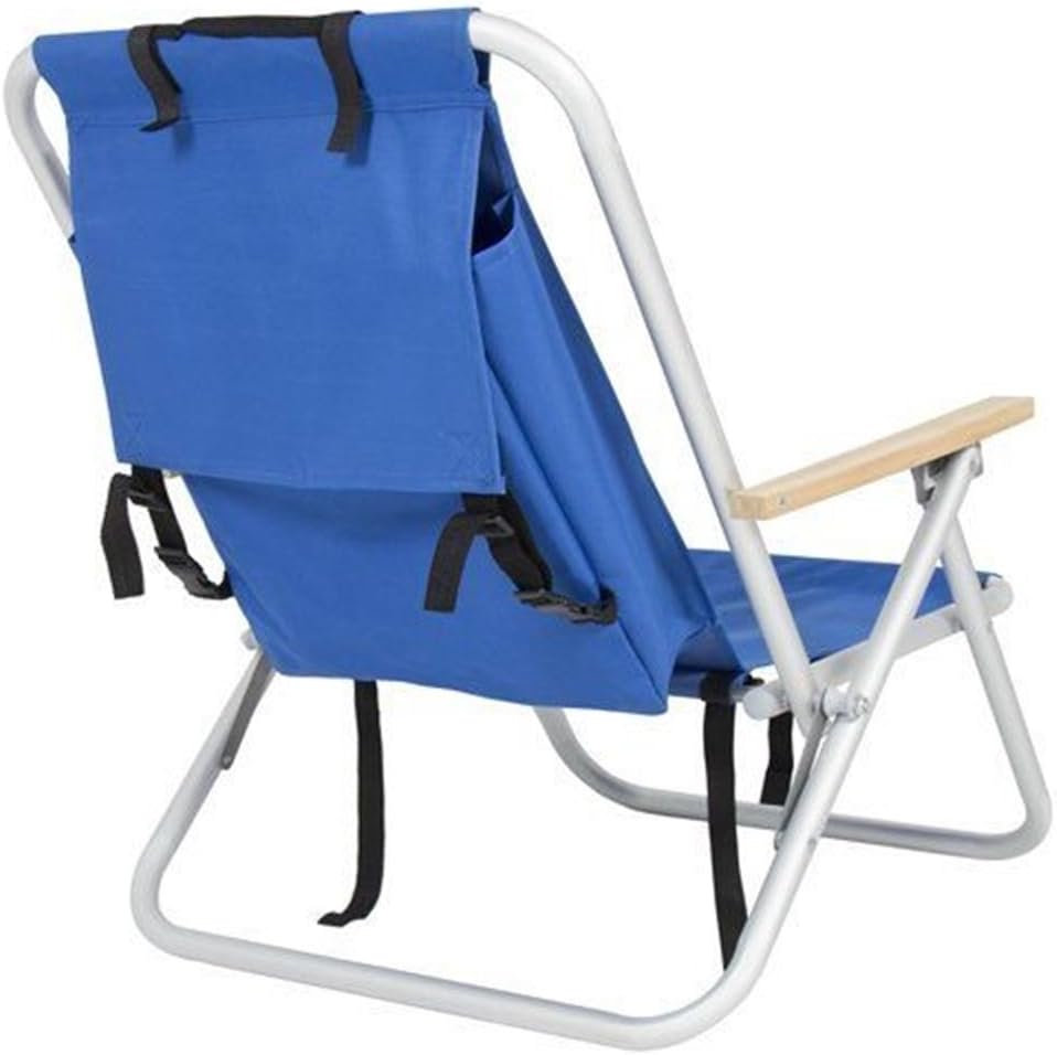 COLIBYOU NEW sudden comfort folding chair Backpack Beach Chair Folding Portable Chair Blue