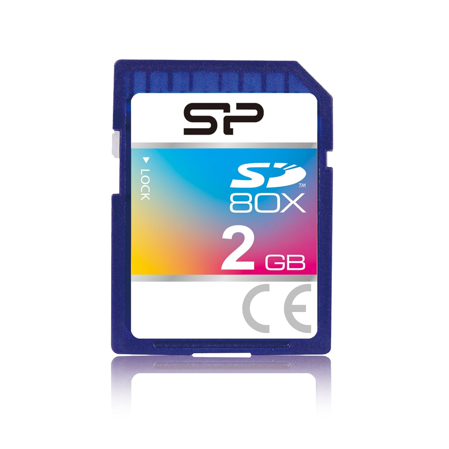 Silicon Power 2GB SD 80X 2GB SD memory card memory cards (SD, Blue