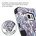 Kaleidio Case Compatible for Samsung Galaxy Note 5 [TUFF] Rugged Armor 3-Piece [Shock/Impact Protection] Dual Layer Hybrid Rubber Cover [Includes a Overbrawn Prying Tool] [Flower Paisley]
