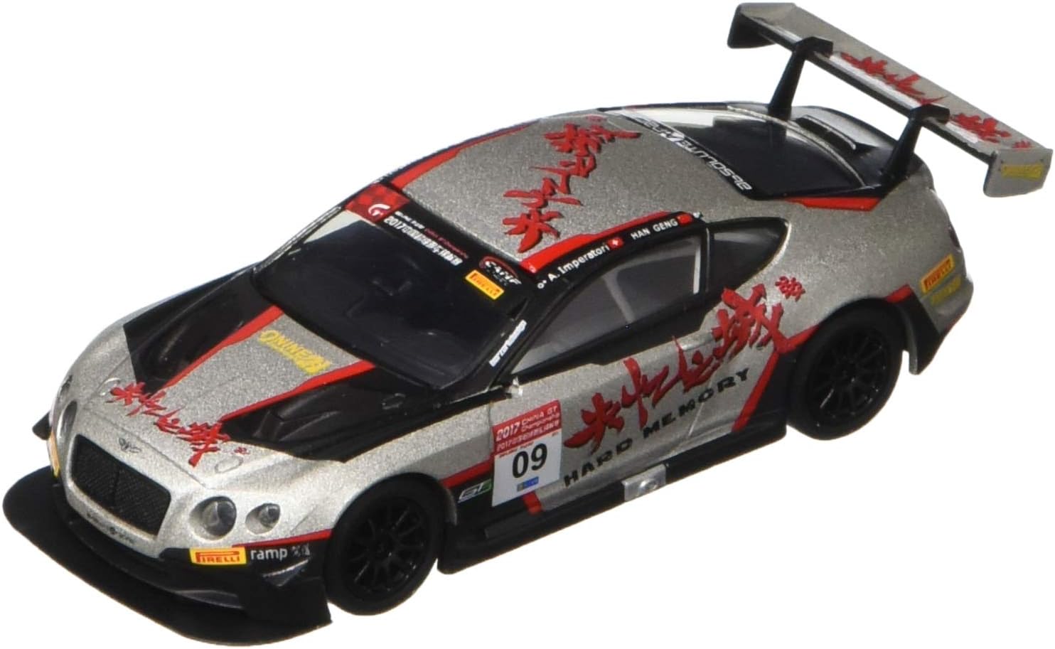 Diecast 1:64 - Bentley Continental Gt3 N°09 China Gt Championship 2017 Y106 by Spark Models