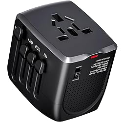 International Travel Adapter Voltage Converter to