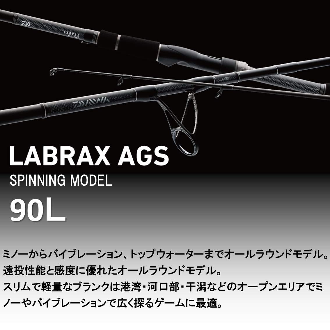 ラブラックス スピニング シーバスロッド ダイワ Daiwa Ags B00rkrgnk2 釣り竿 90l シーバスロッド 5 Off Www Sonometru Ro
