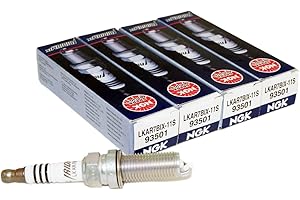 NGK LKAR7BIX-11S Iridium IX Spark Plug (93501 Iridium Ix), 4 Pack