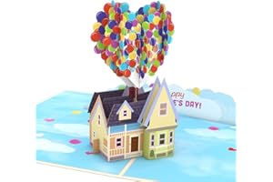 Lovepop Valentines Day Card for Her, Him - 3D Disney Pop-Up Cards - Up - My Favorite Adventure - 5" x 7" - Blank Notecard & Envelope Included