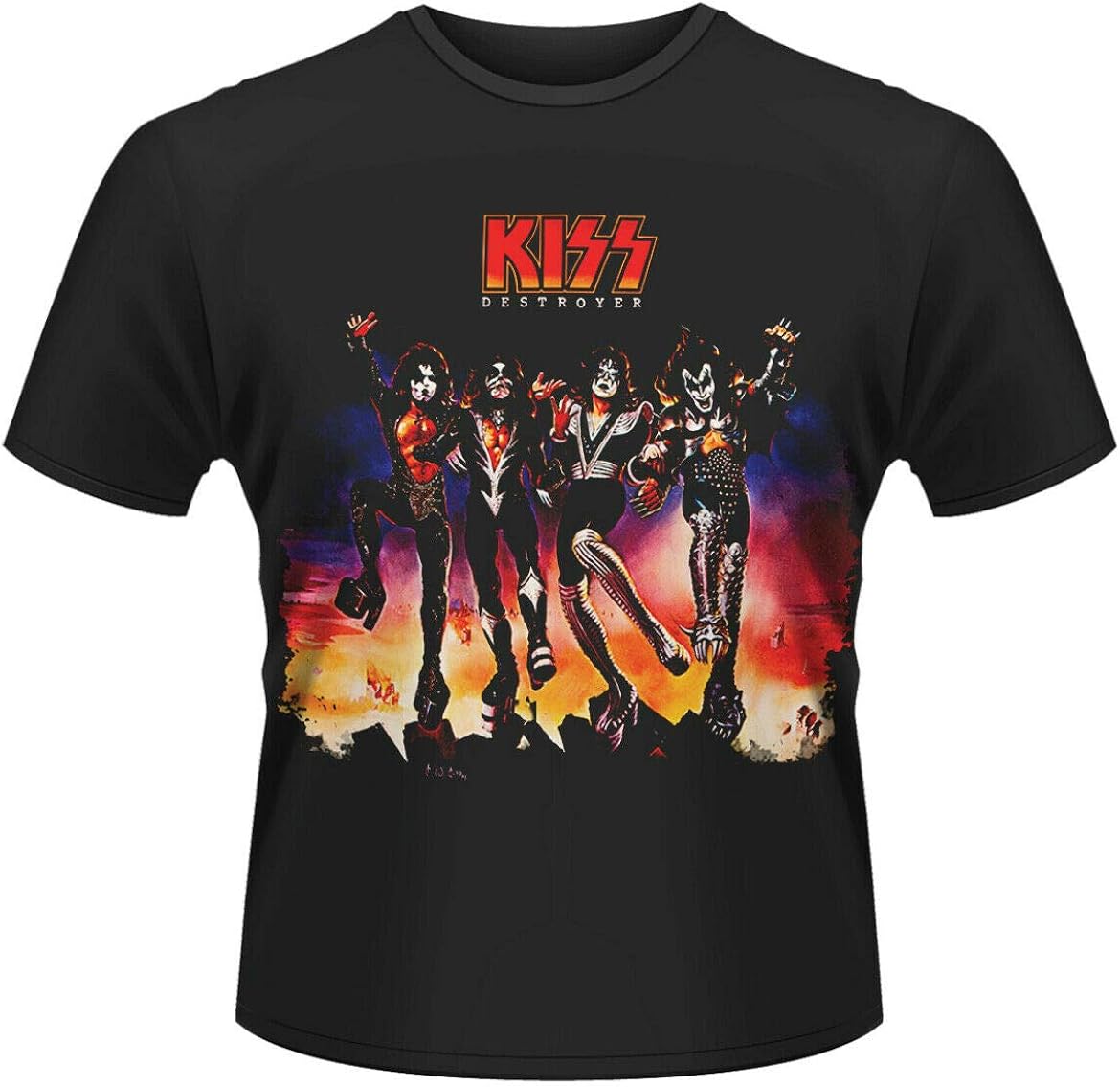 Kiss 'Destroyer' TShirt Black Amazon.co.uk Clothing