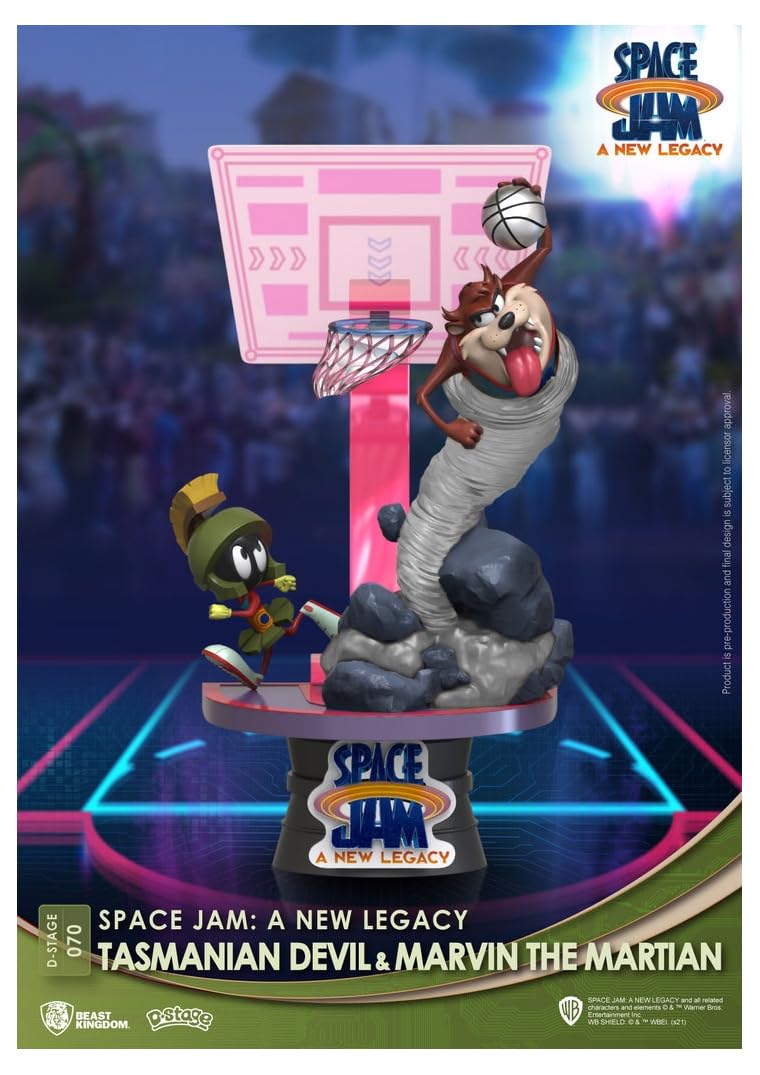 Beast Kingdom - Space Jam New Legacy DS-070 Taz & Marvin D-Stage 6 Statue