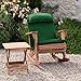 Plant Theatre Wooden Adirondack Chair - Weather Resistant, Acacia Wood, Foldable Fire Pit Chairs for Porch, Deck, Lawn and Campfire - Outdoor Patio Furniture